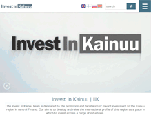 Tablet Screenshot of investinkainuu.com